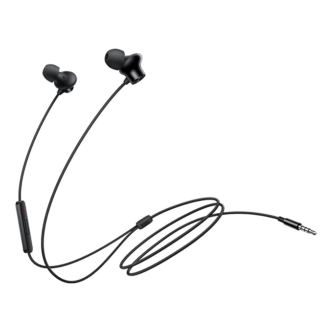 Example productOneplus Nord Wired Headphones with Mic, 3.5Mm Audio Jack, Enhanced Bass with 9.2Mm Dynamic Drivers, in Ear Wired Earphone